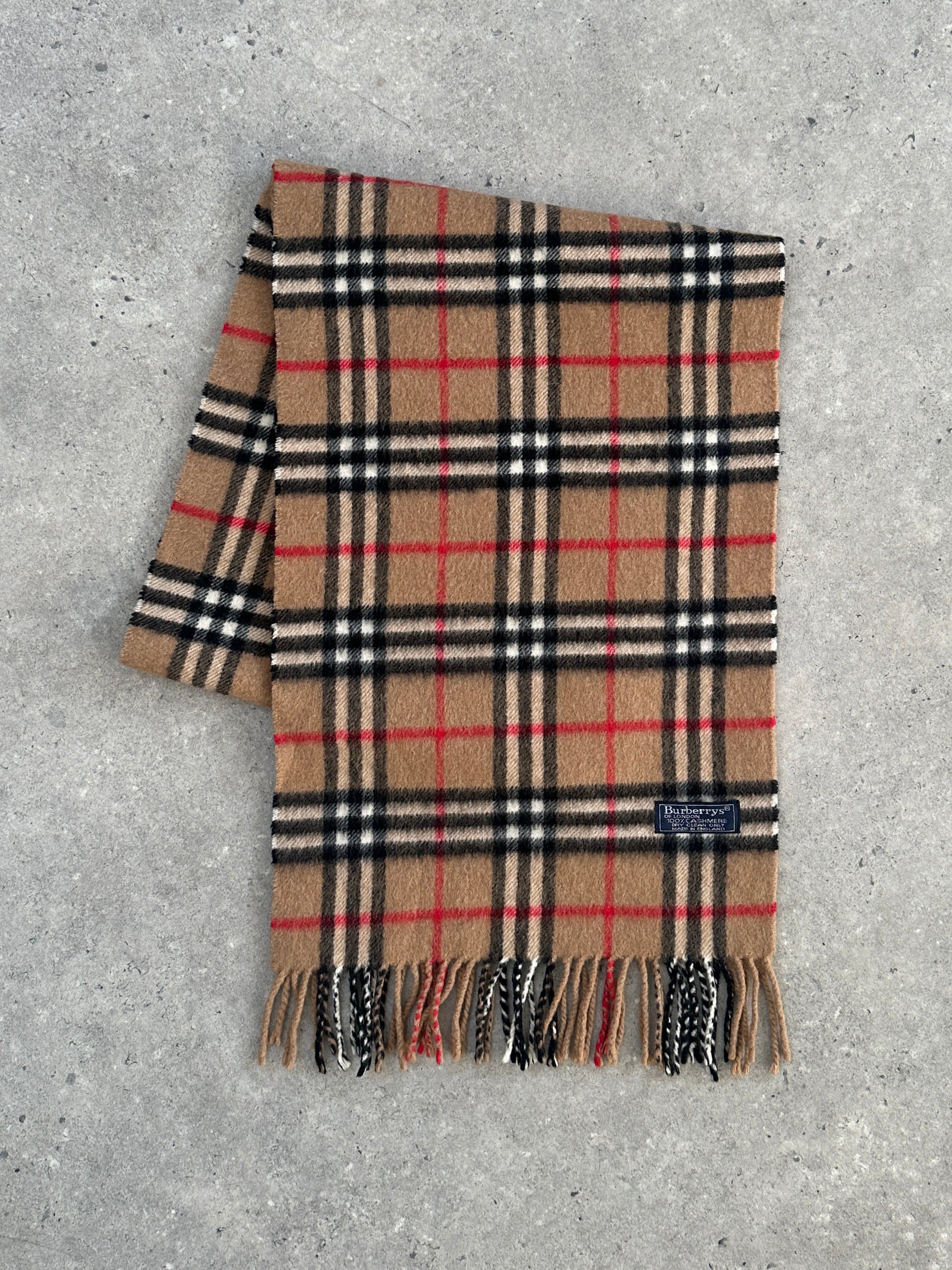 Burberry Pure Cashmere Nova Check Scarf - SYLK