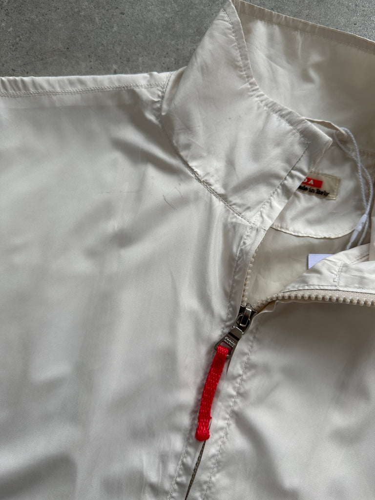 Prada Sleeveless Nylon Double Zip Vest Gilet Jacket - XL - SYLK