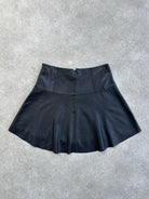 Pinko Italian Leather A-Line Skirt - W30 - SYLK