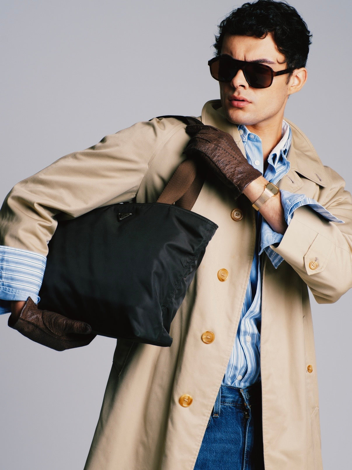 Prada 2000s Nylon Shoulder Bag