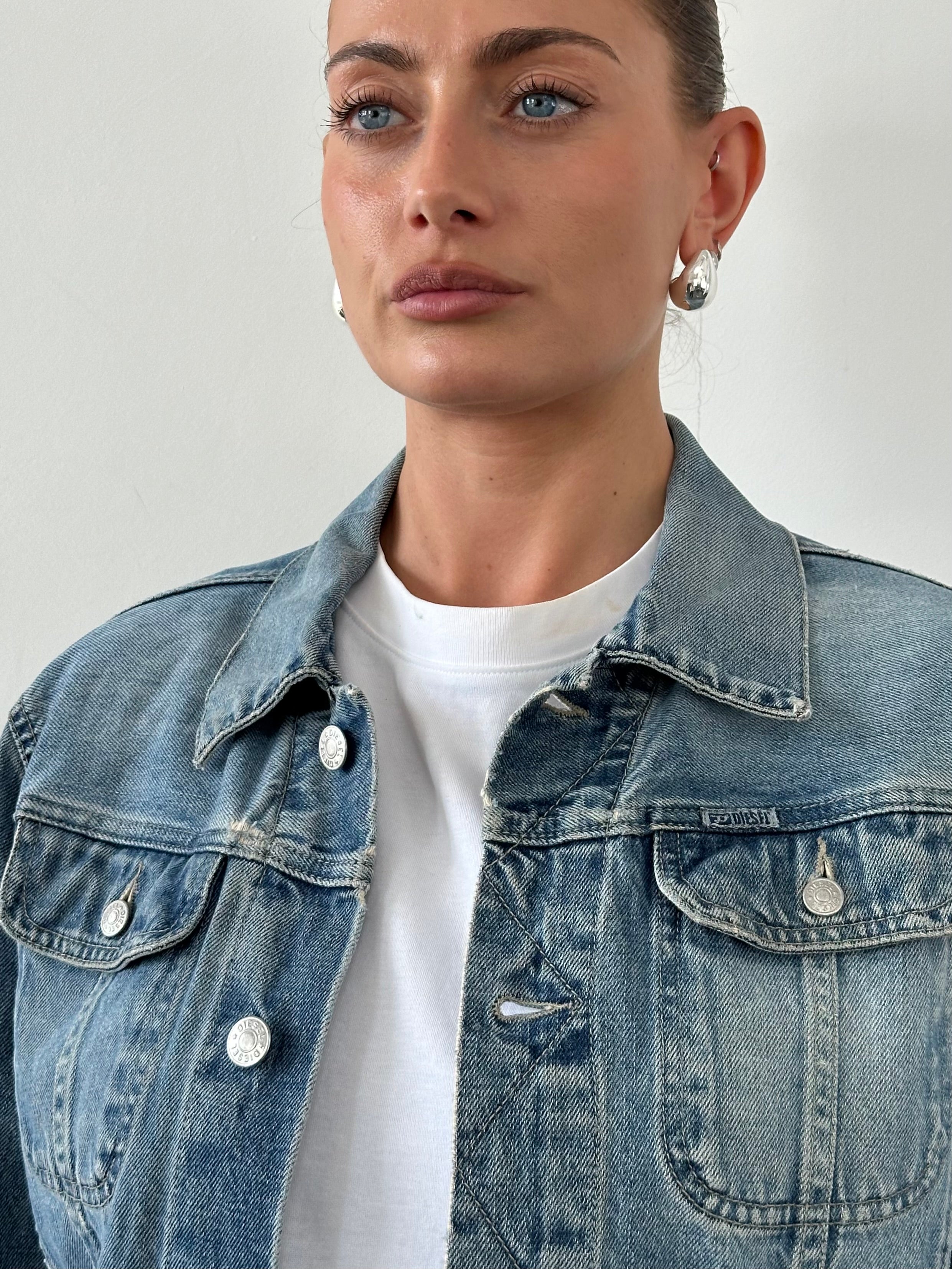 Diesel Fitted Denim Jacket - S - SYLK