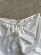 Vintage Satin Elasticated Straight Leg Trousers - W25-28 - SYLK