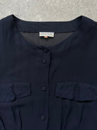 Vintage 1990s Pure Silk Sheer Shirt - M - SYLK