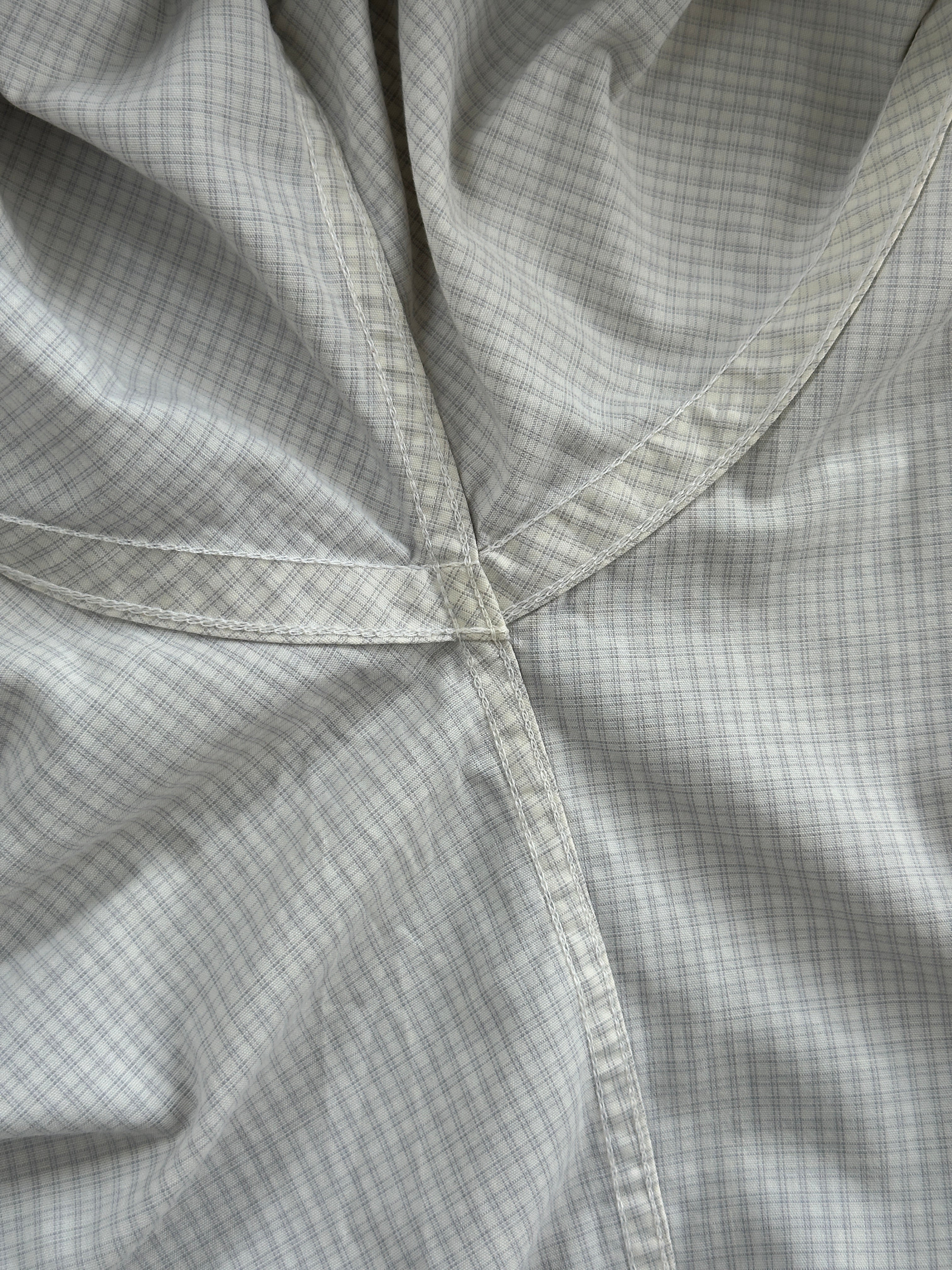 Yves Saint Laurent Pour Homme cotton check short sleeve logo shirt in size L featuring a classic check pattern and brand logo.