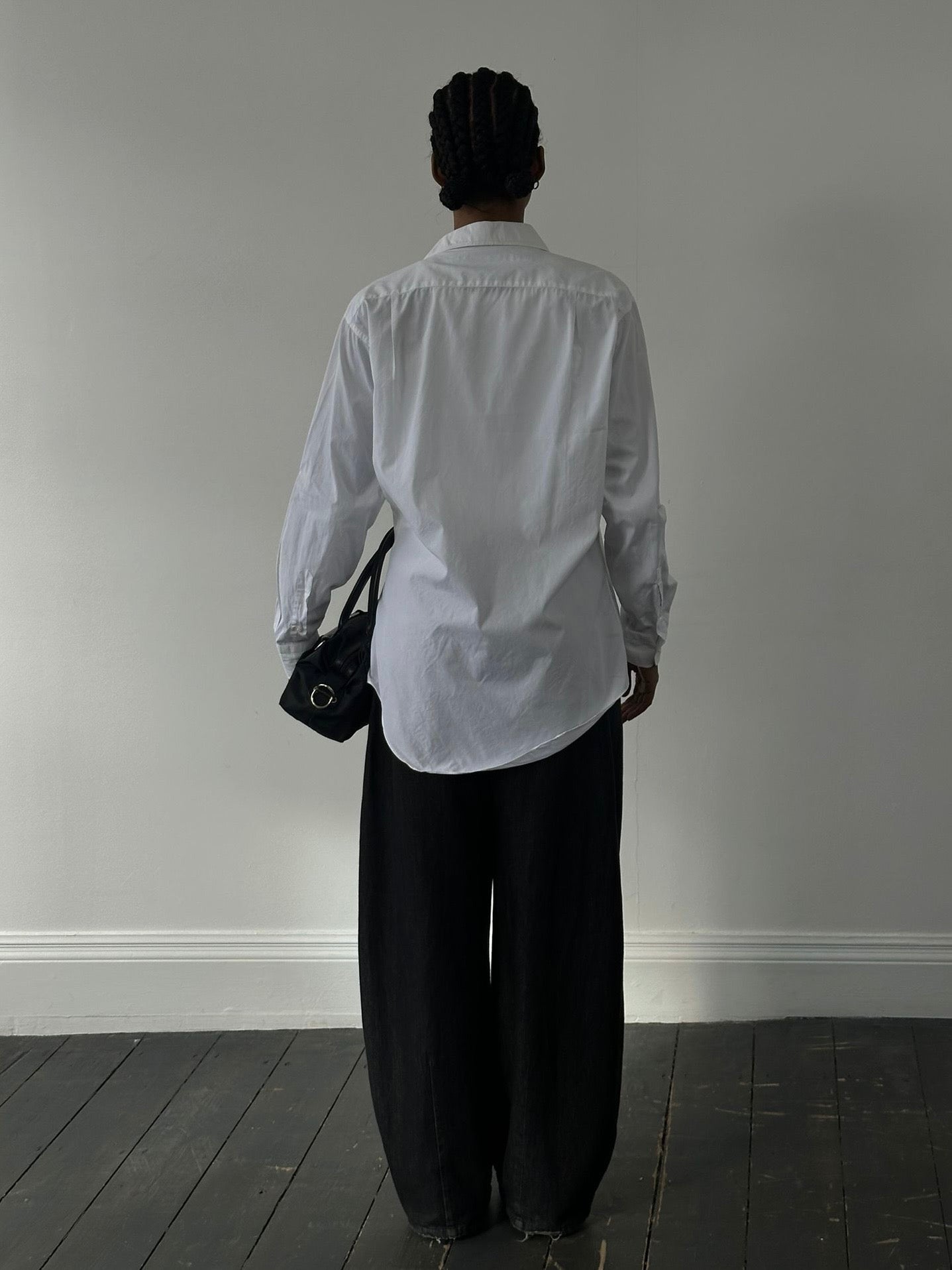 Burberry London 2000s cotton logo shirt, men's size M/L, featuring classic Burberry branding and a button-up design.