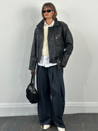 Vintage 1990s Leather Biker Jacket - M - SYLK