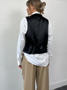 Vintage Wool Blend Tuxedo Waistcoat - M/L - SYLK