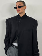 Burberry Pure Silk Single Breasted Blazer - 46R/XL - SYLK