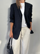 Tommy Hilfiger Wool Check Blazer - M - SYLK