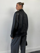 Vintage Leather Bomber Jacket - M/L - SYLK