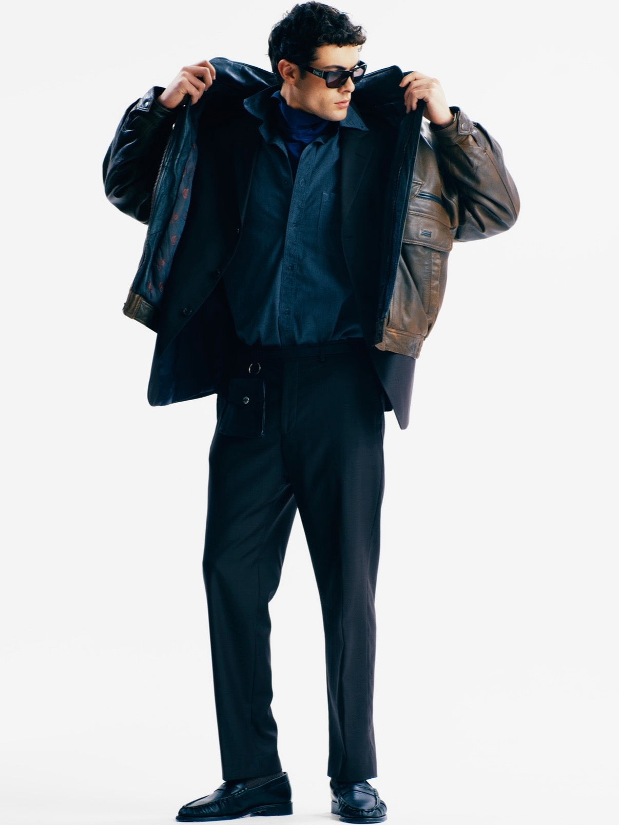 Armani Jeans 1990s Cotton Logo Shirt - M