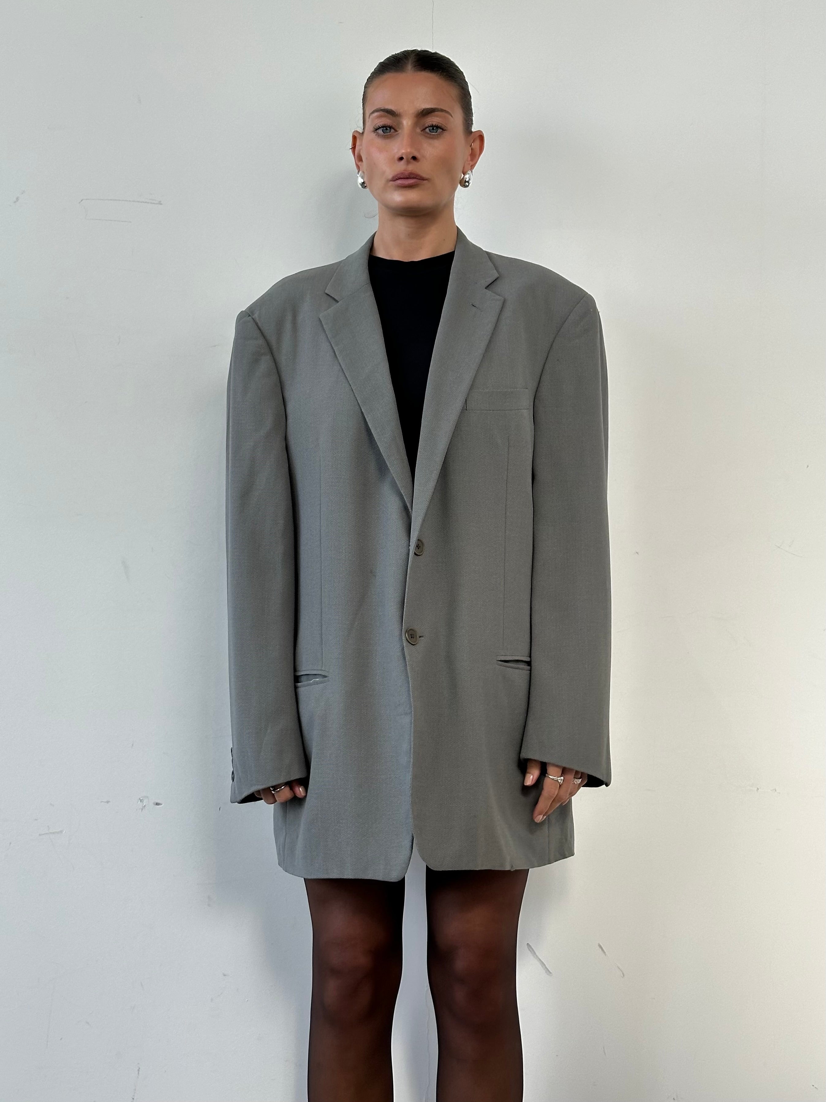 Giorgio Armani Classico Pure Wool Single Breasted Blazer - 46R/XXL - SYLK