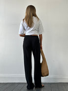 Max Mara Minimal Straight Leg High Waisted Trousers - W28 - SYLK