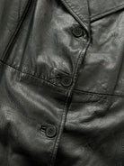 Vintage Belted Leather Trench Coat - M/L - SYLK