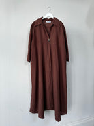 Vintage Pure Linen Kaftan Dress - XL - SYLK