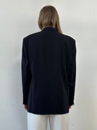 Vintage Double Breasted Wool Blazer - XL - SYLK