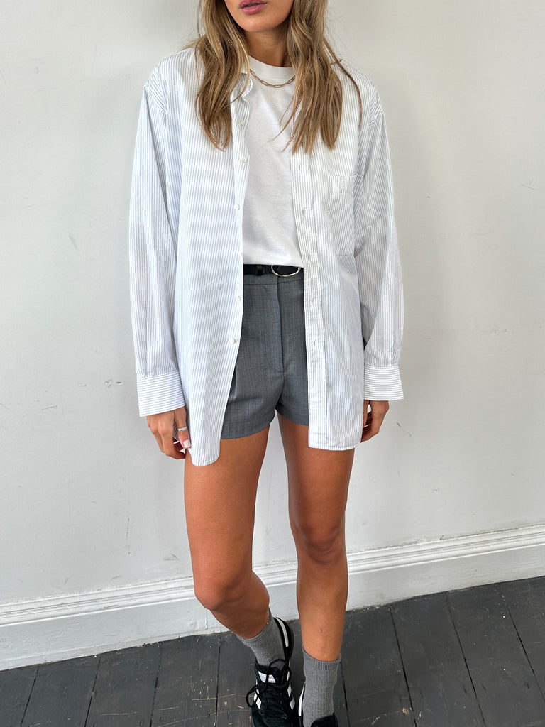 Yves Saint Laurent Pinstripe Cotton Shirt - XL - SYLK
