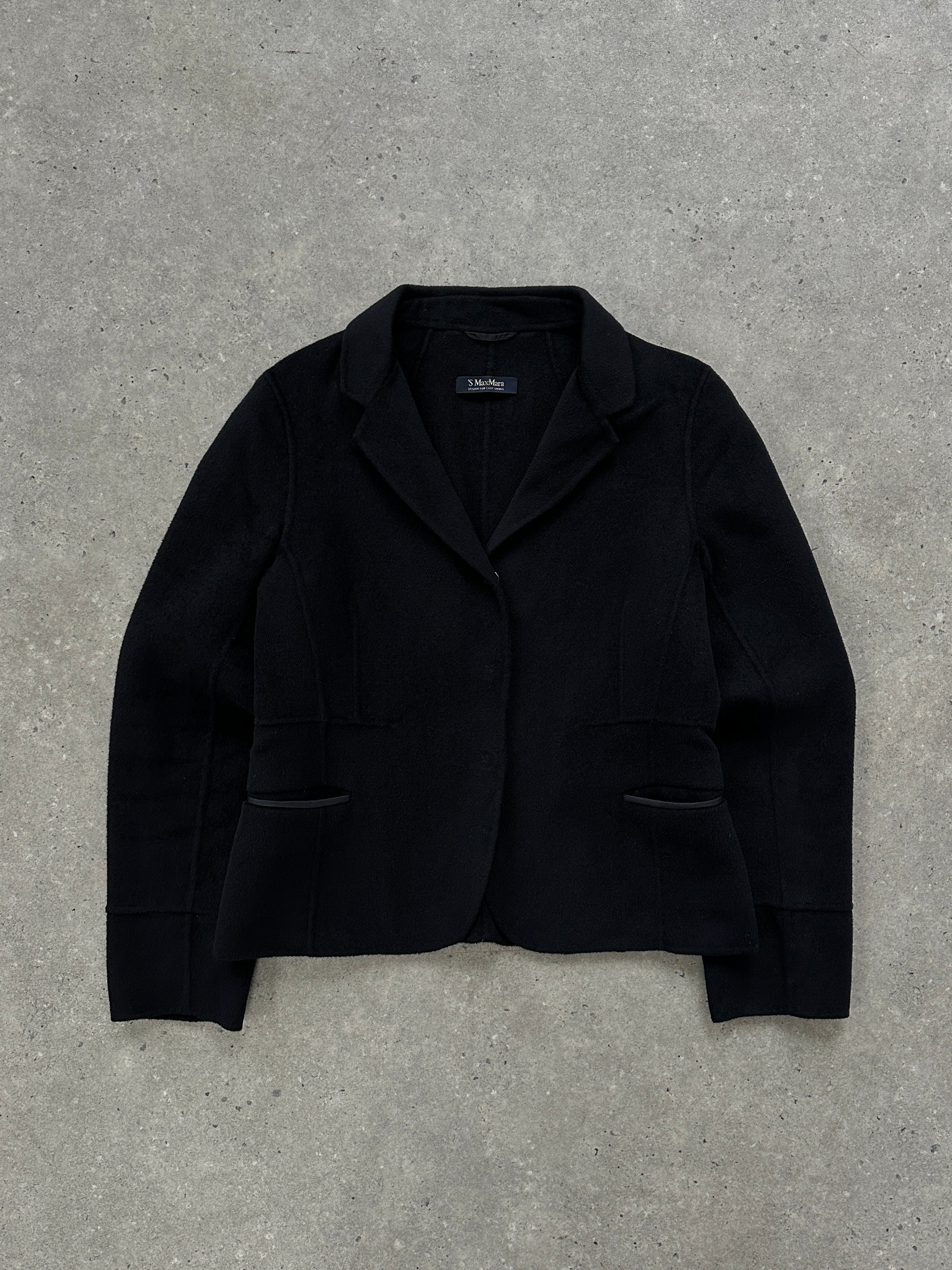 Max Mara ‘S Wool Double Faced Blazer - S/M - SYLK