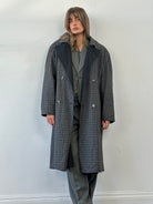 Vinatge Reversible Wool Belted Trench Coat - XL - SYLK