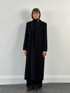 Vintage 1990s Wool Floor Length Coat - S/M - SYLK