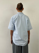 Yves Saint Laurent 00s Cotton Short Sleeve Logo Shirt - L - SYLK