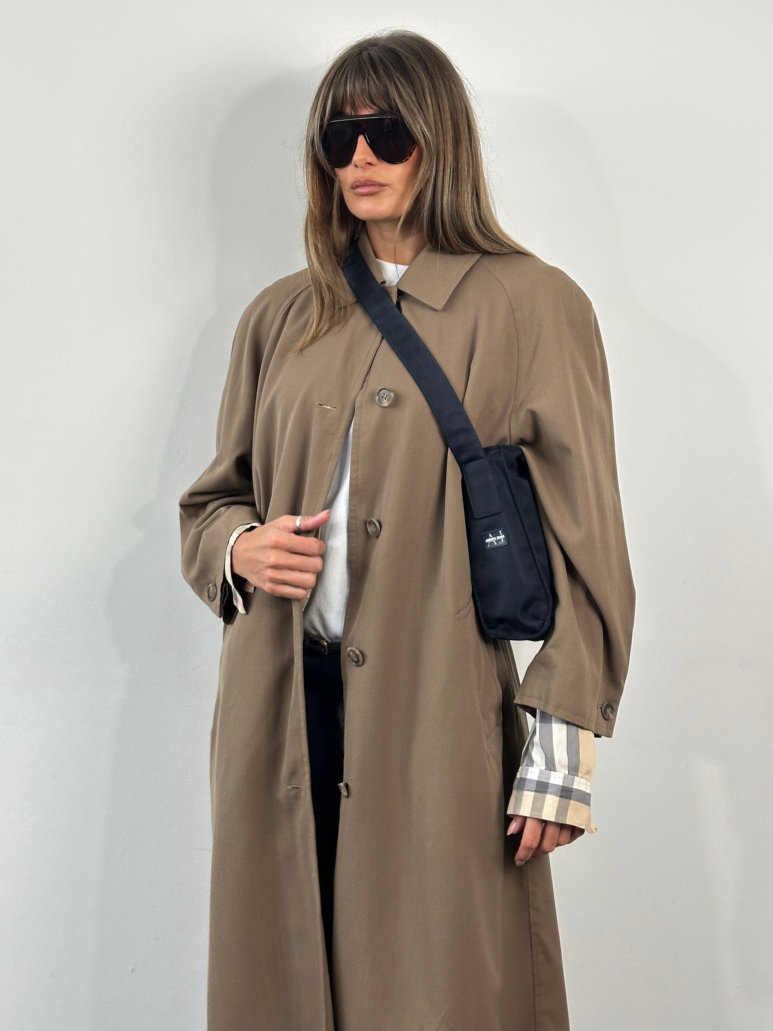 London Fog 1990s Wool Trench Coat - L - SYLK