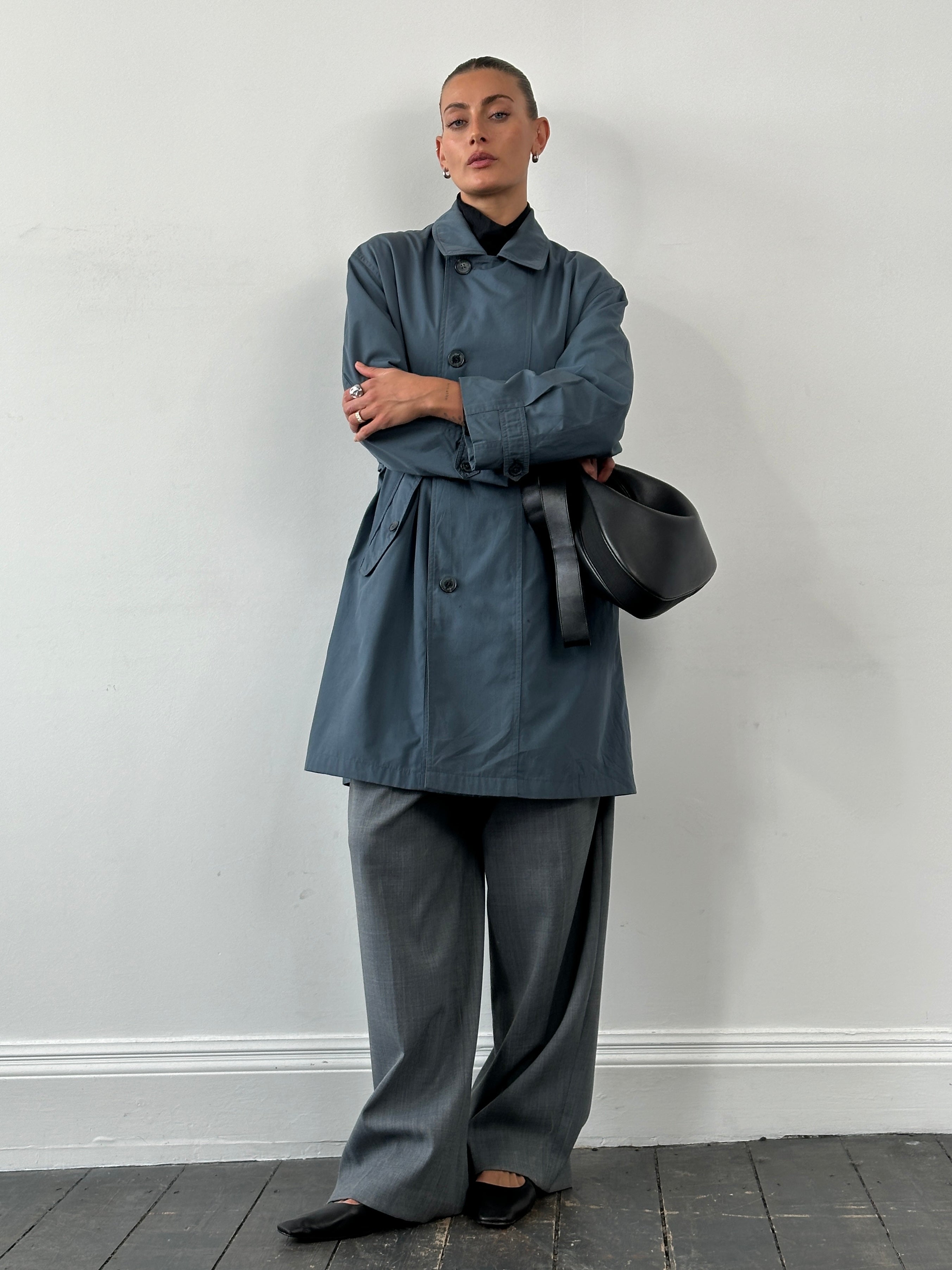 Yves Saint Laurent 80s Belted Trench Coat - L - SYLK