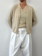 Max Mara Pure Cashmere Two Piece Jumper Cardigan Set - S - SYLK