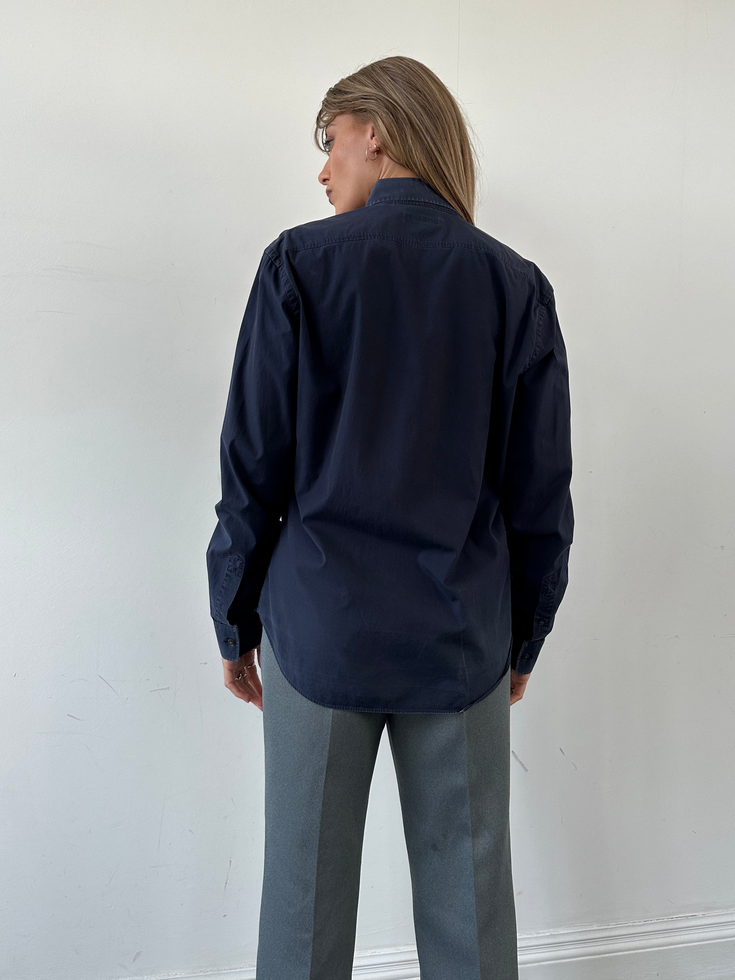 Burberry Cotton Logo Shirt - S/M - SYLK