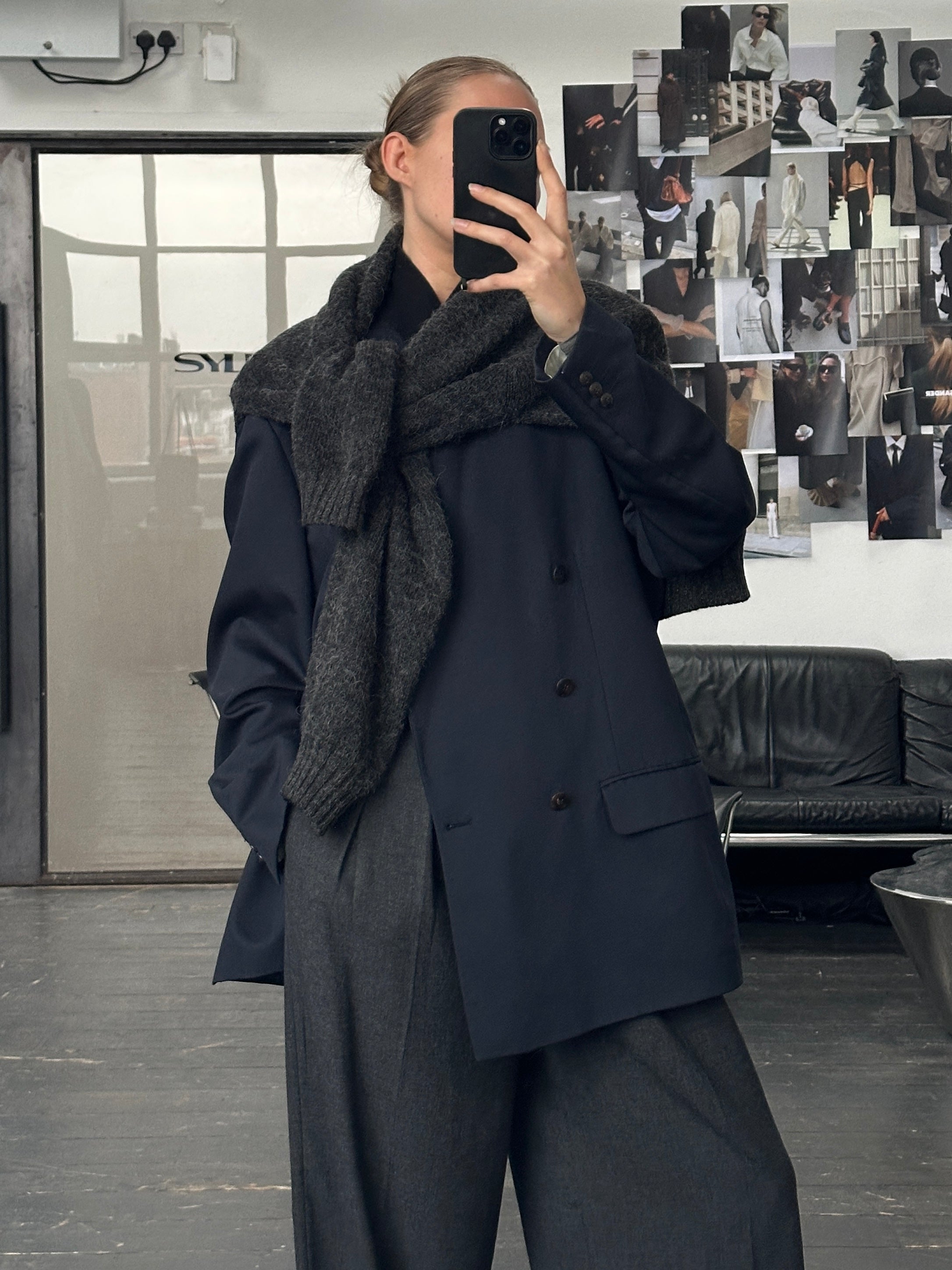 Yves Saint Laurent 1990s Wool Double Breasted Blazer - SYLK