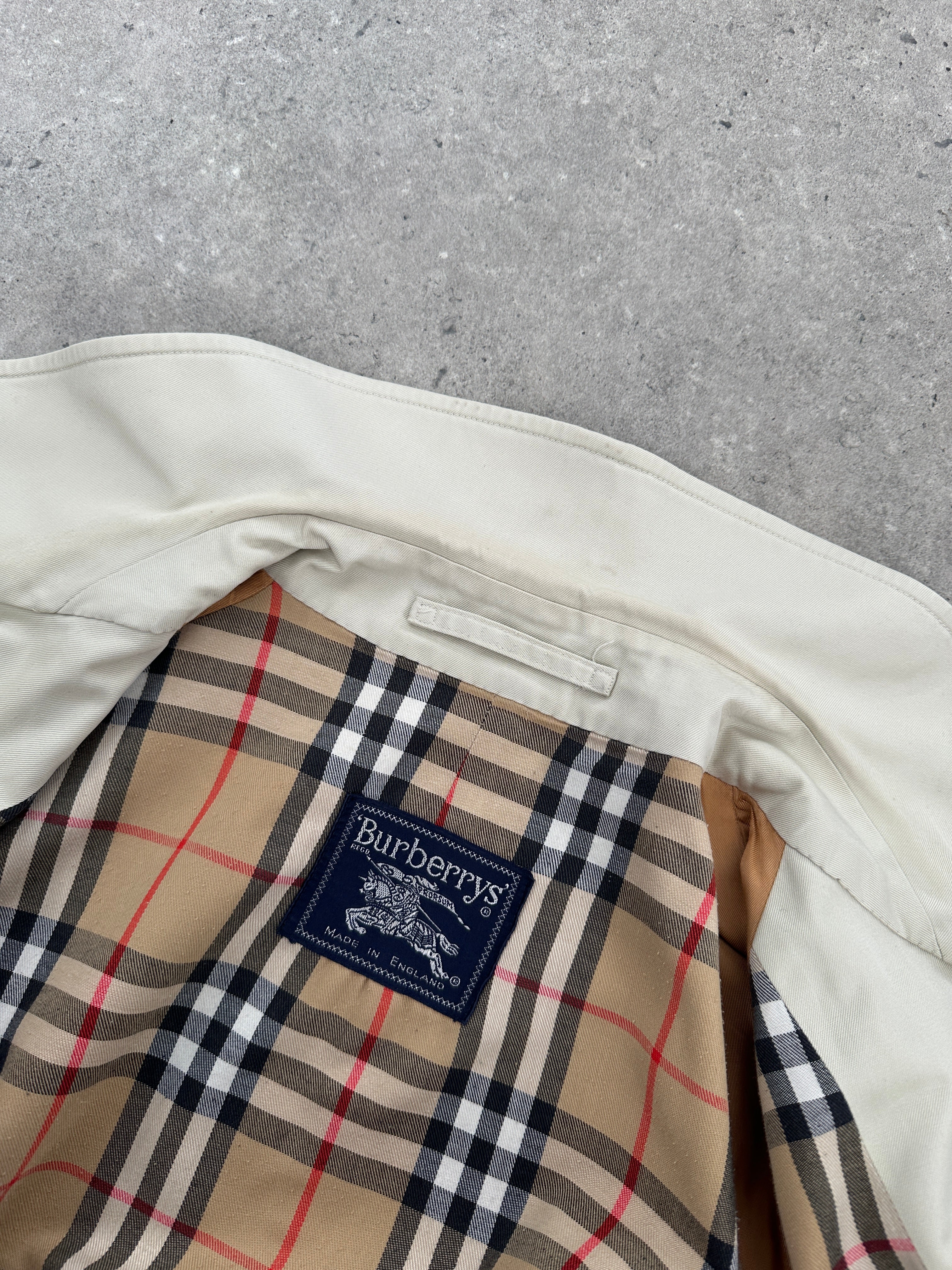 Burberrys Cotton Trench Coat - XL - SYLK