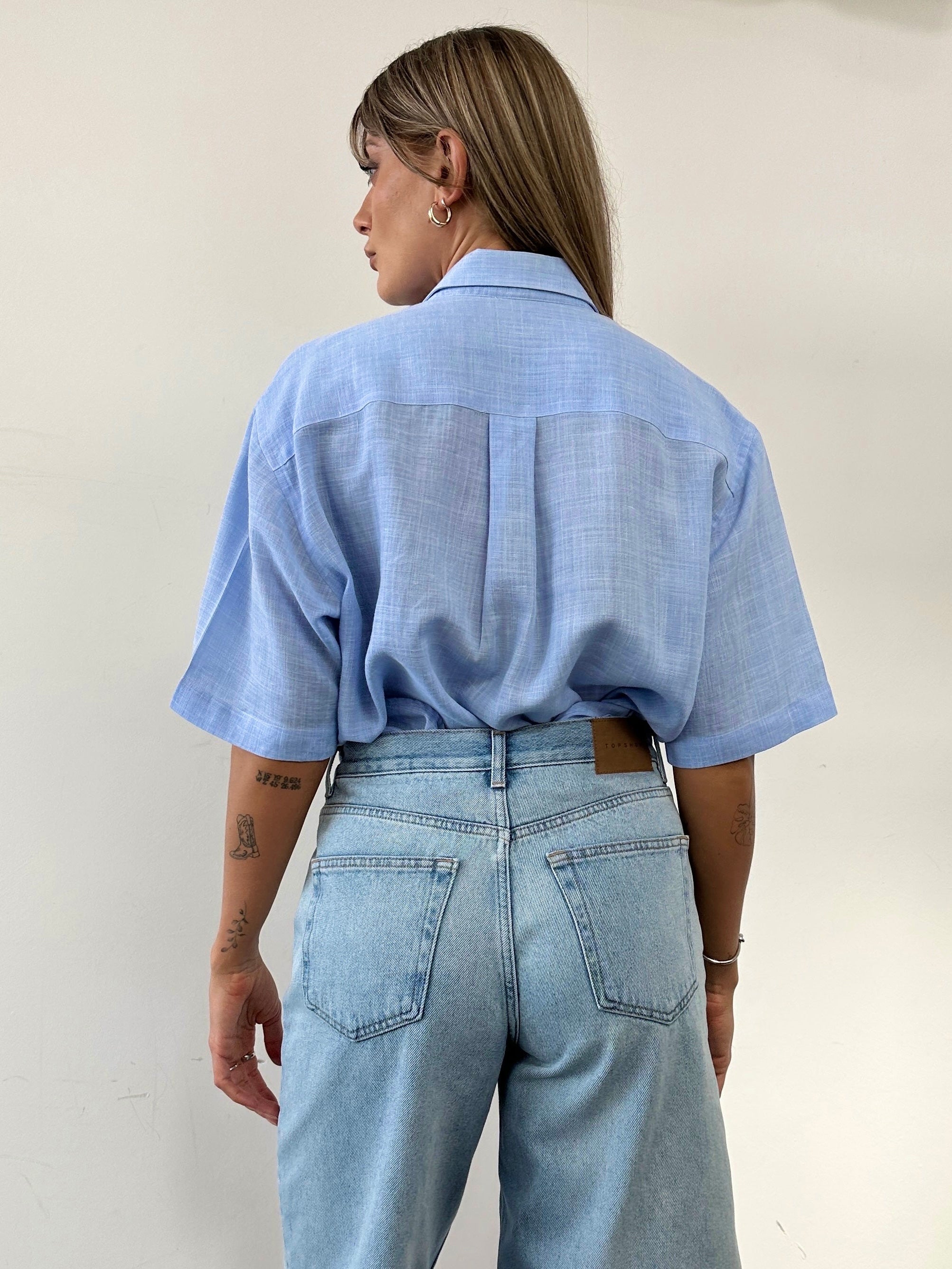 Burberry Linen Blend Lightweight Shirt - XL - SYLK