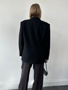 St Michael Cashmere Wool Single Breasted Blazer - 42S - SYLK