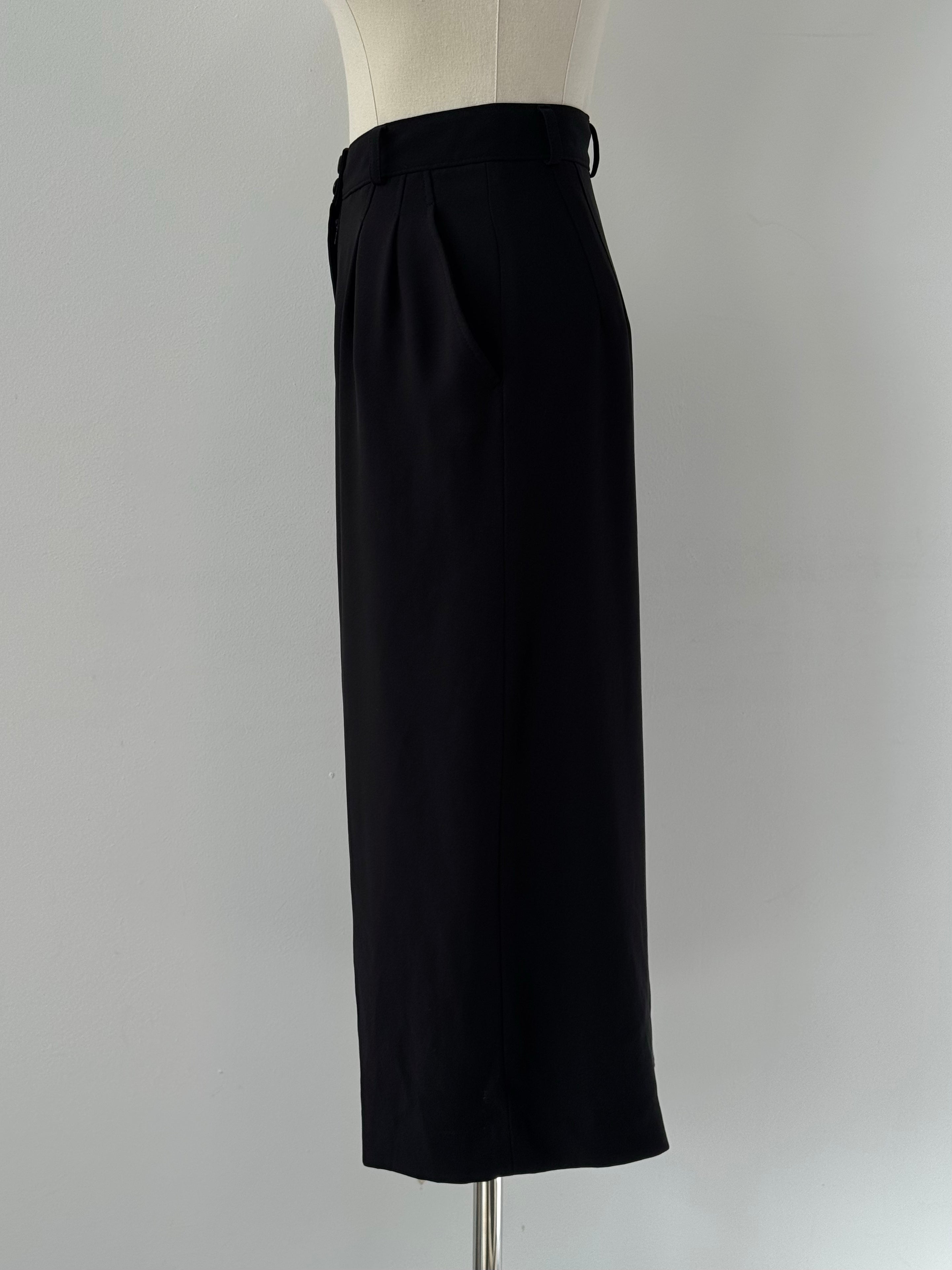 Japanese Vintage 1990s High Waist Wide Leg Culottes - W23