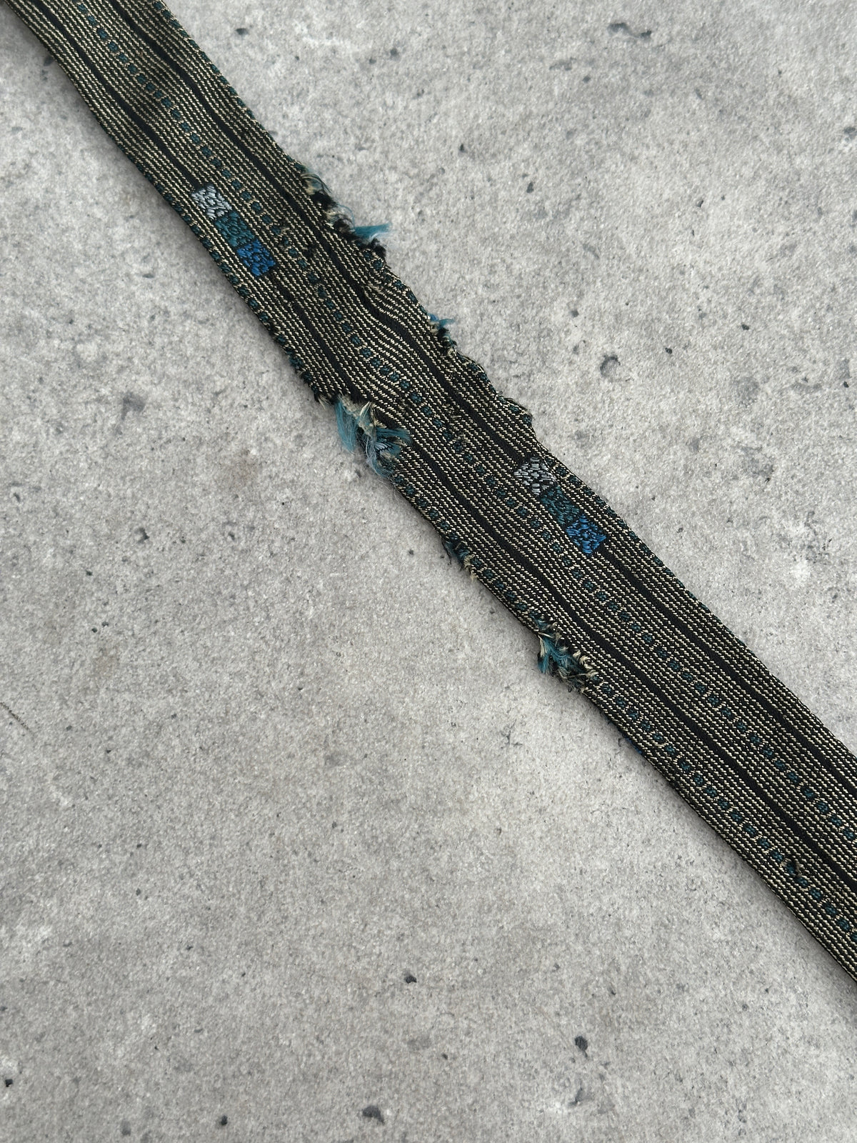 Vintage 1980s Wool Striped Tie