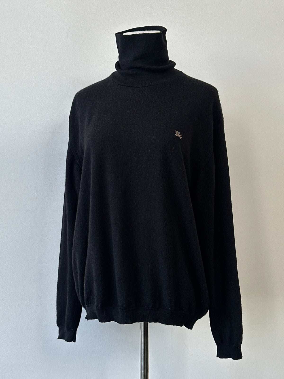 Burberry London 2000s Pure Merino Wool Roll Neck Jumper - M