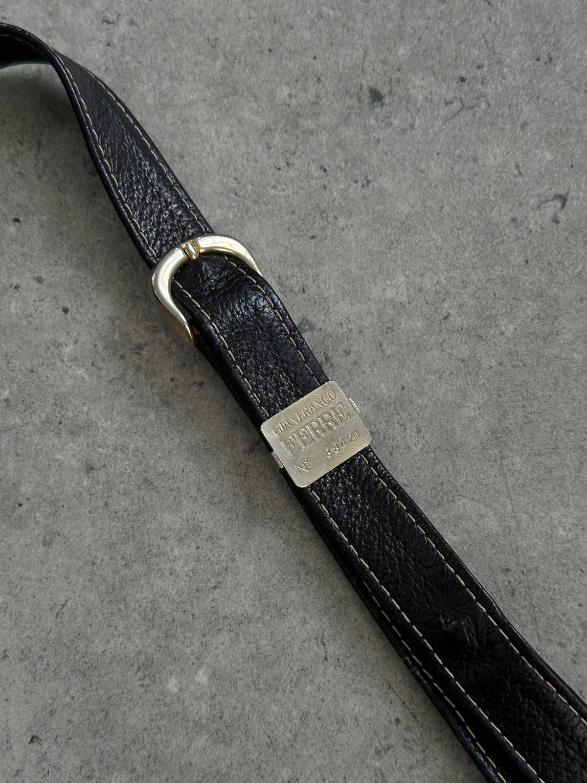 Gianfranco Ferre 1990s Leather Crossbody Bag