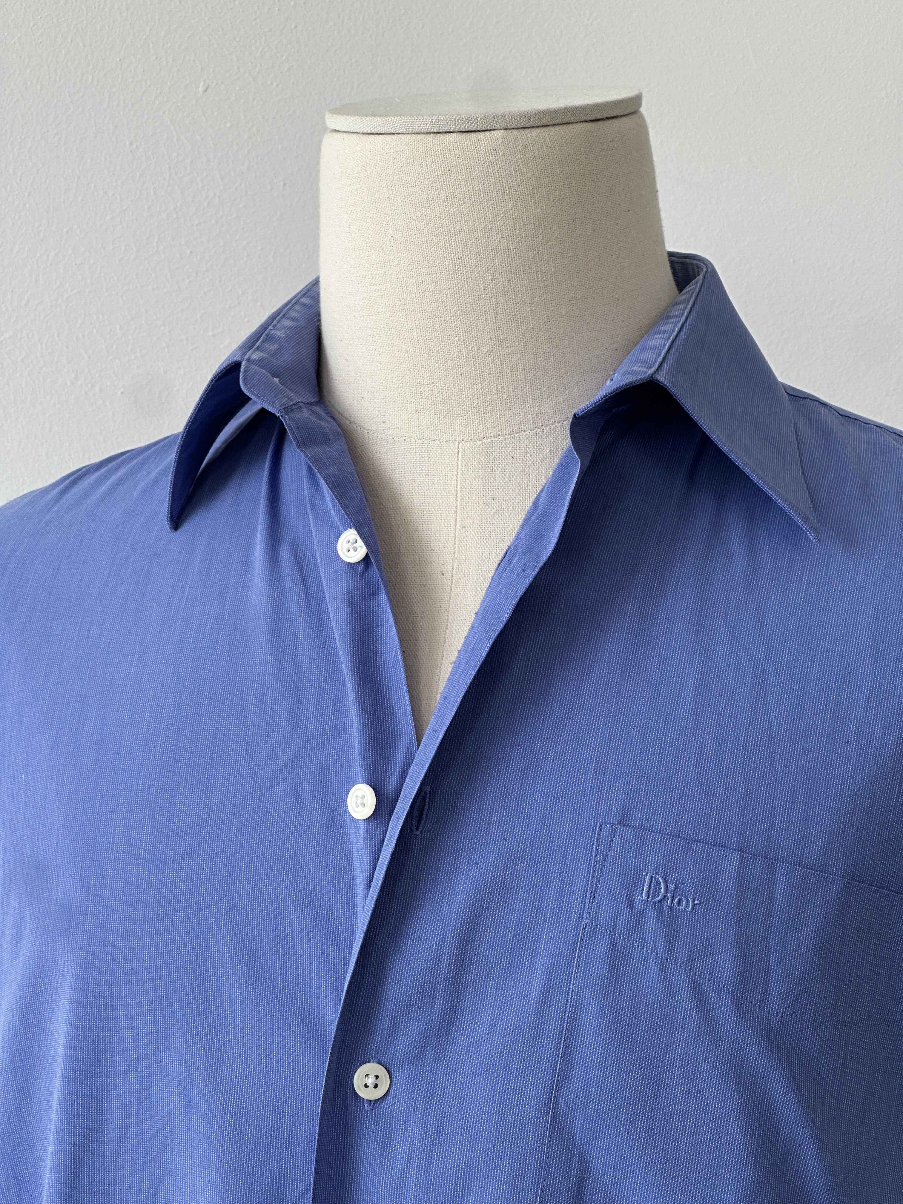 Christian Dior Monsieur 1990s Cotton Logo Shirt - M