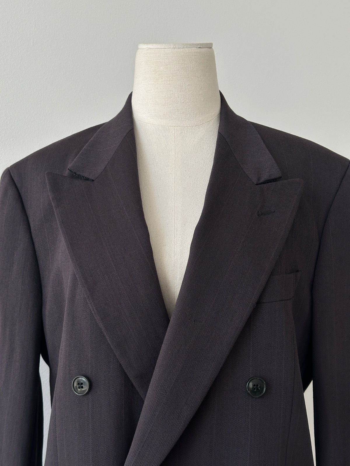 Christian Dior 1990s Pure Wool Double Breasted Blazer - M