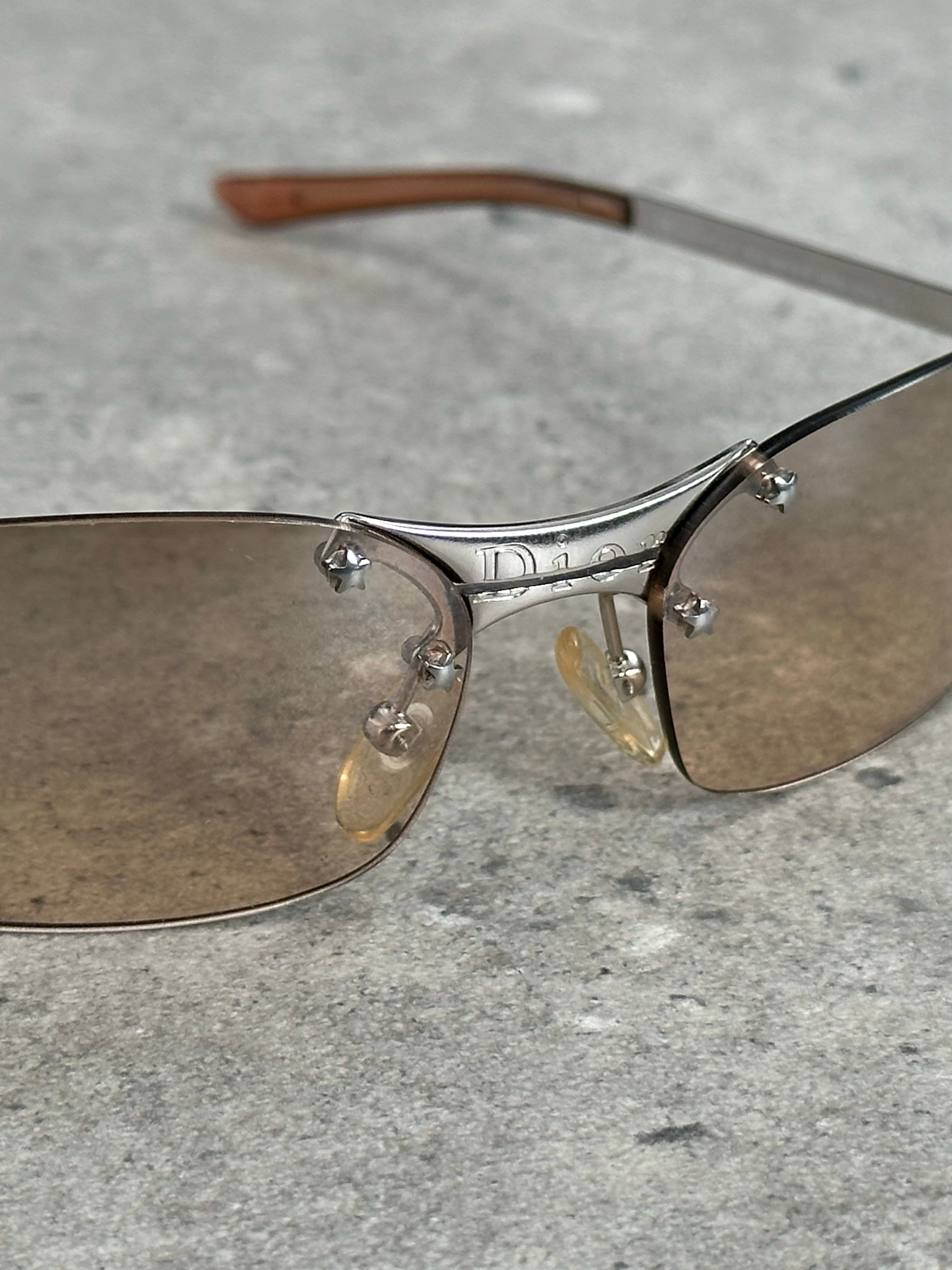 Christian Dior 2000s Minipop Rimless Star Sunglasses