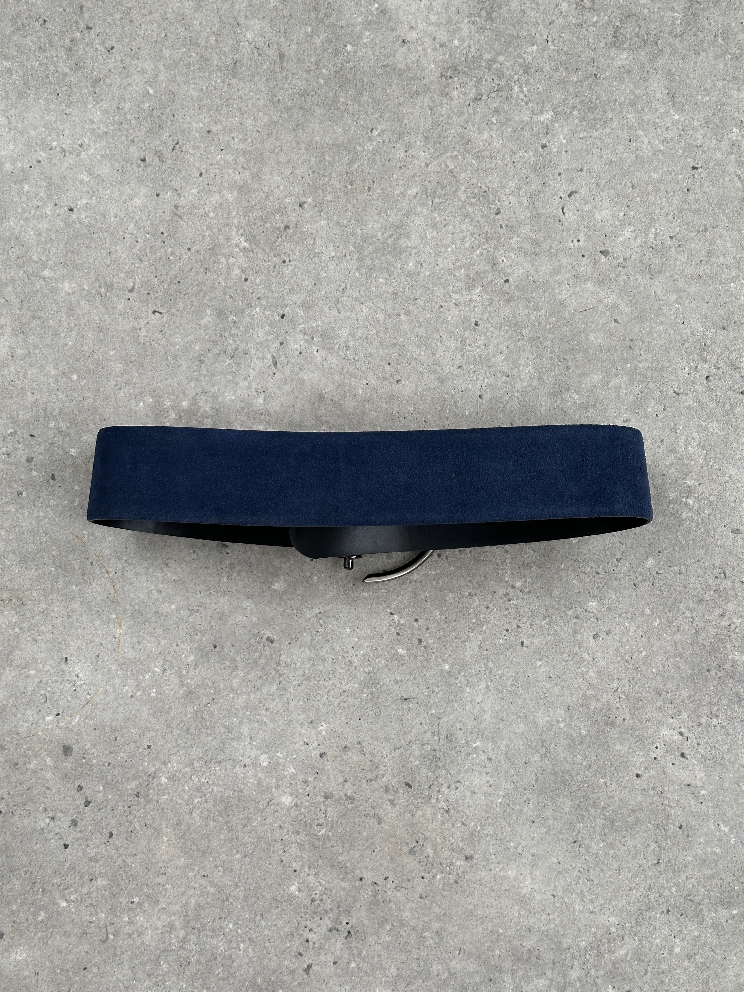 Vintage 2000s Suede D Ring Chunky Belt - W29-33