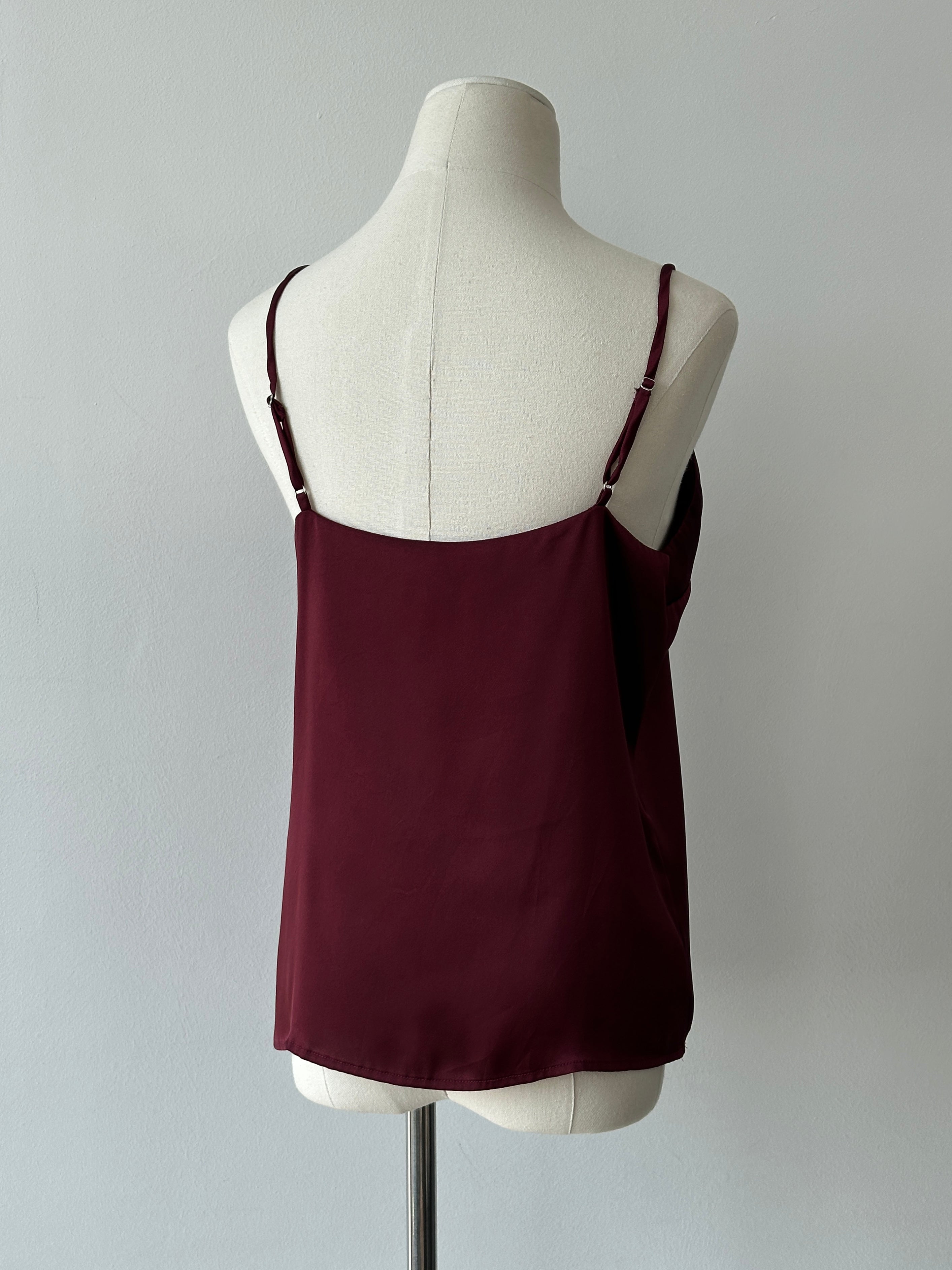 Vintage 2000s Satin Lace Top - S