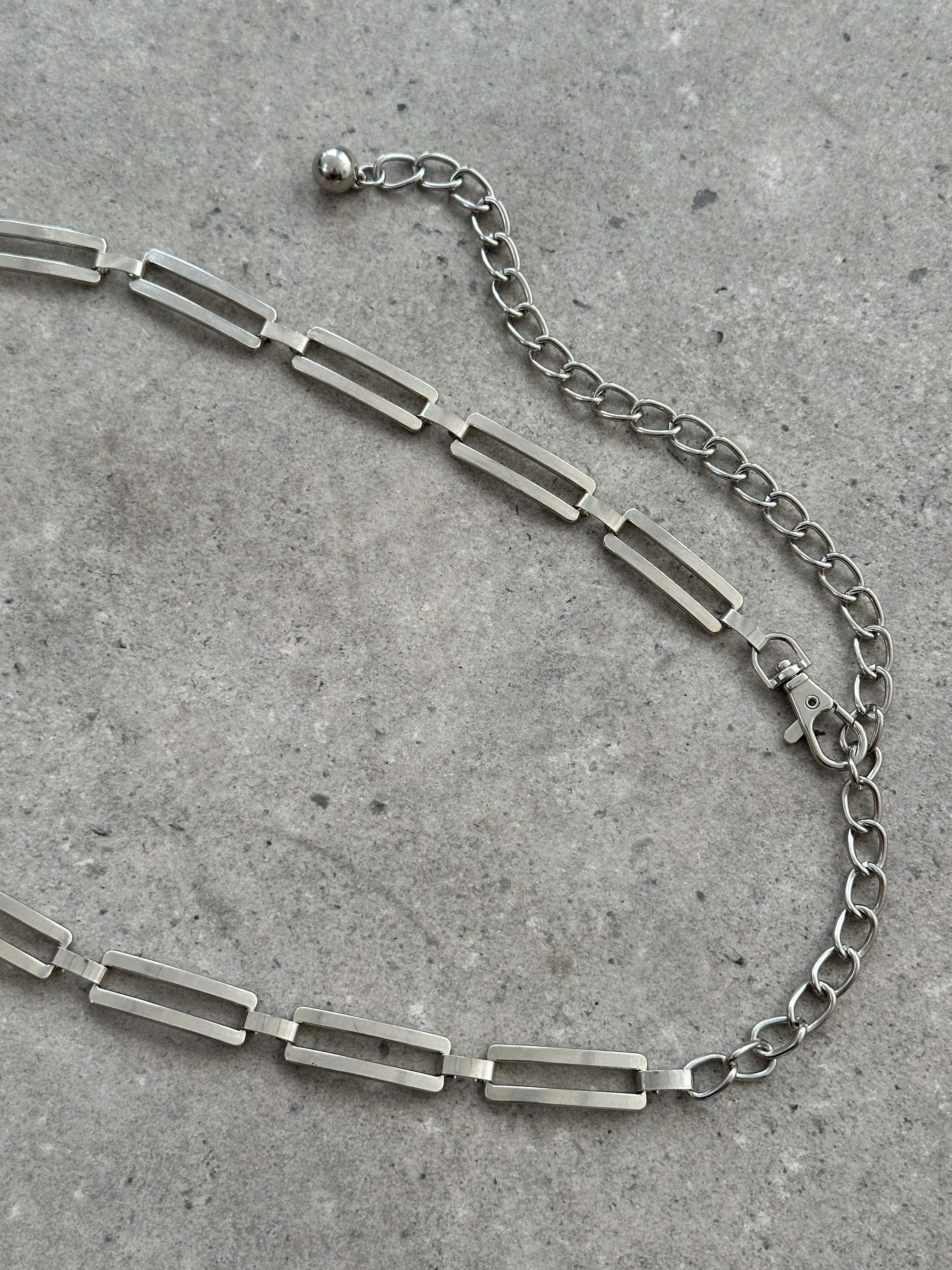 Vintage 2000s Metal Chain Belt - One size
