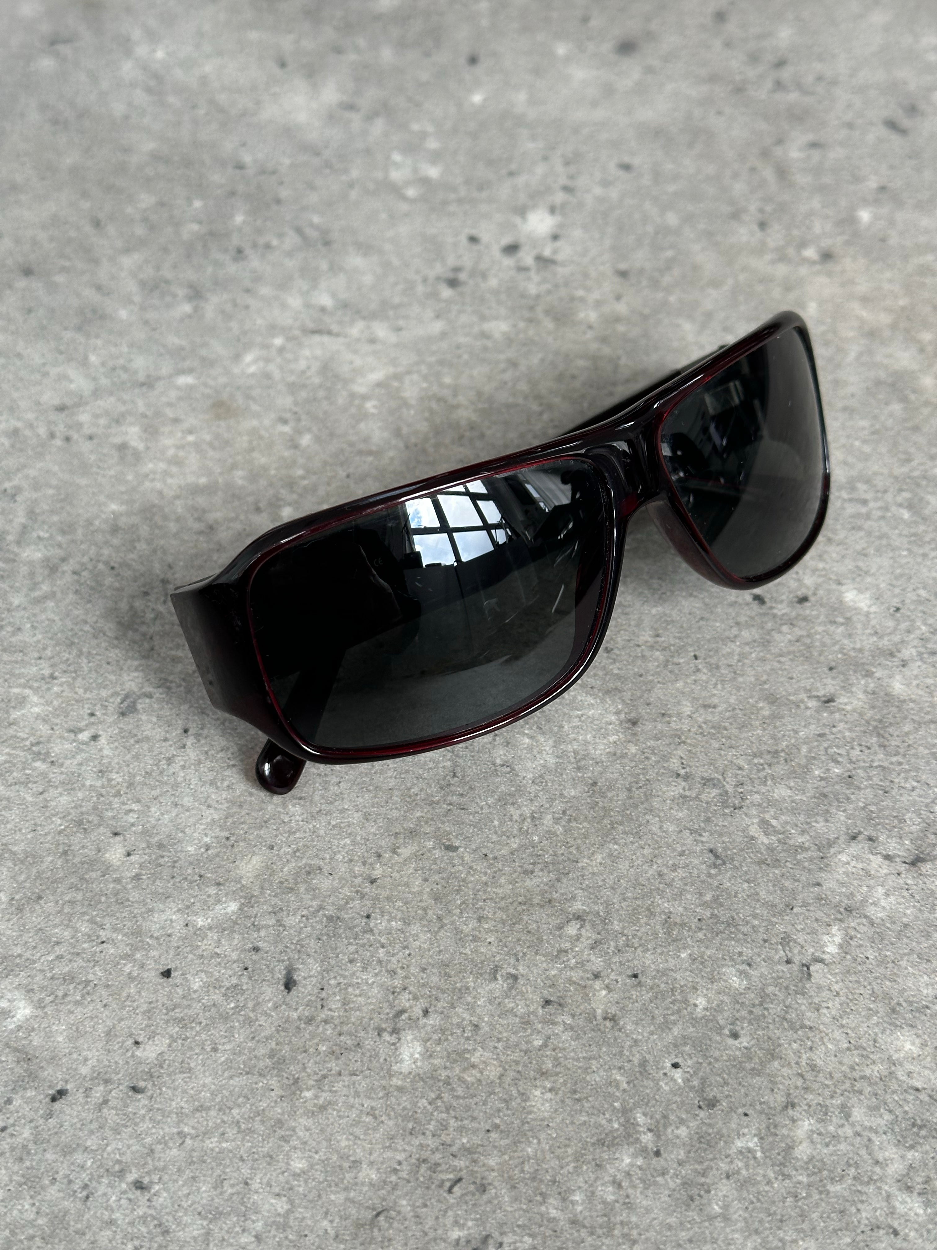 Givenchy 2000s Oversized Rectangle Logo Sunglasses