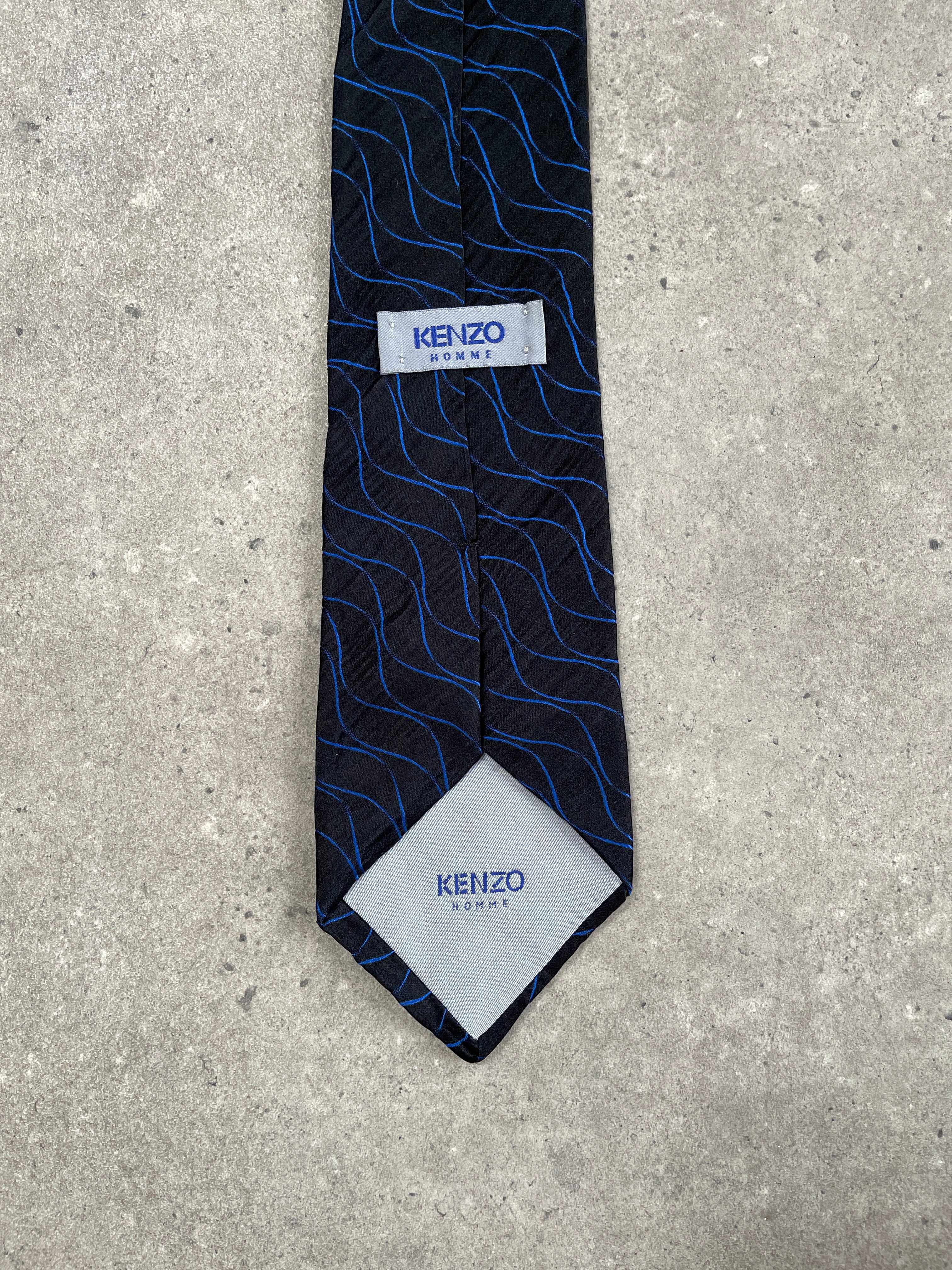 Kenzo Homme 1990s Pure Silk Print Tie