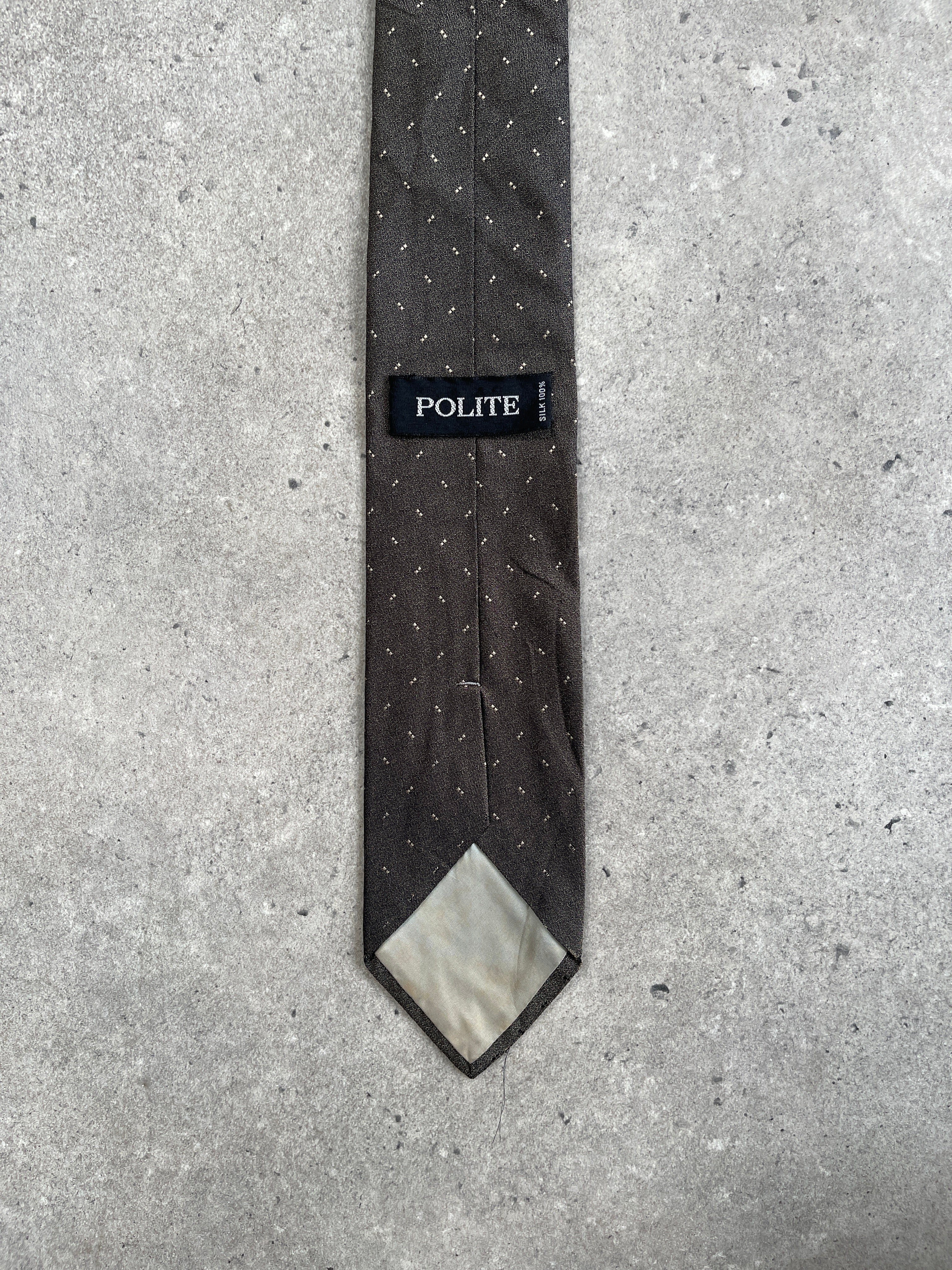 Vintage 1990s Pure Silk Printed Tie