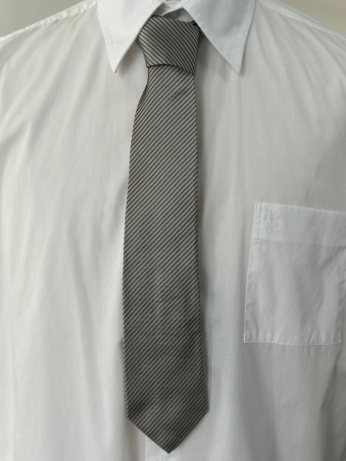 Armani 1990s Pure Silk Striped Tie