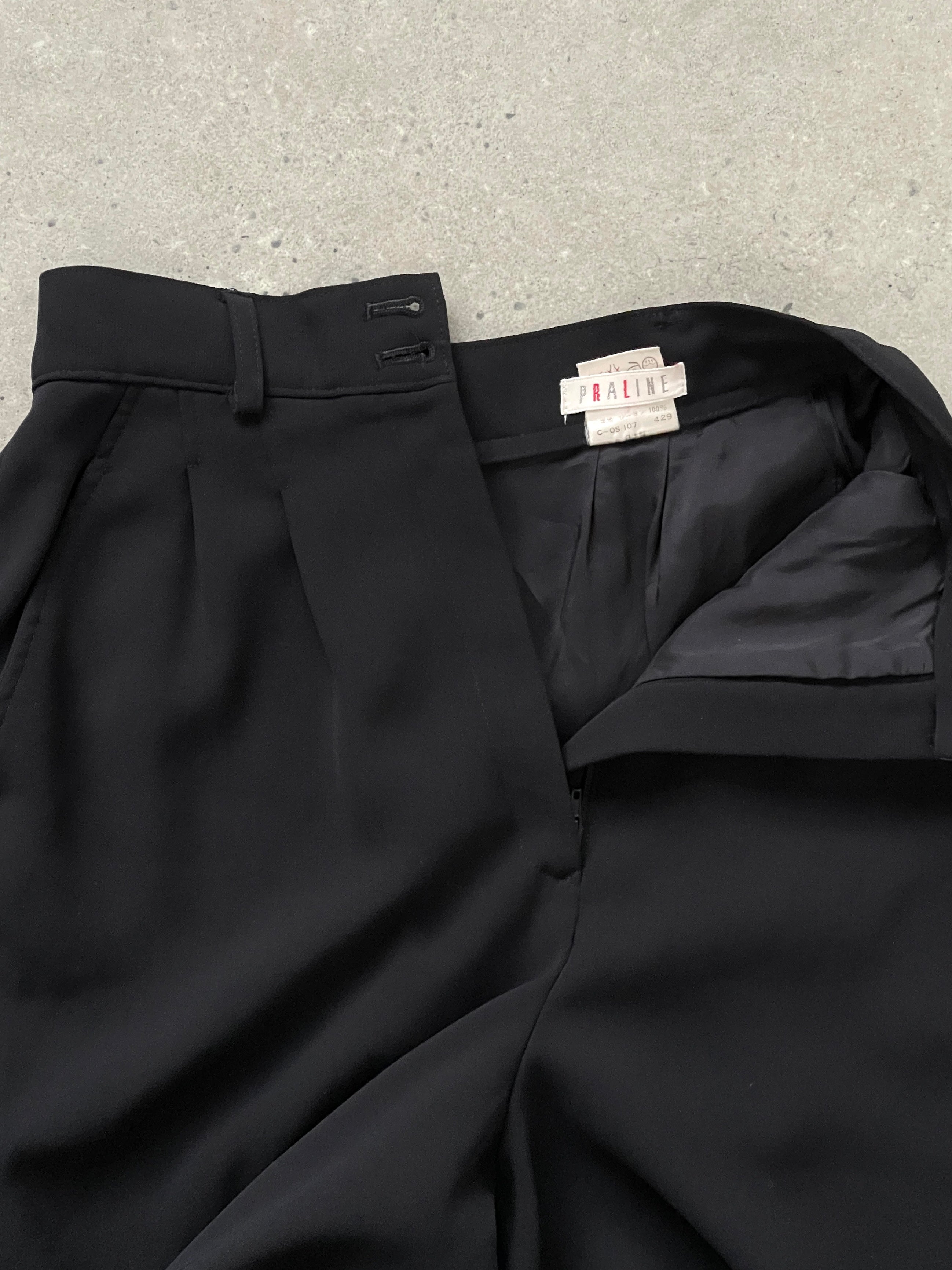 Japanese Vintage 1990s High Waist Wide Leg Culottes - W23
