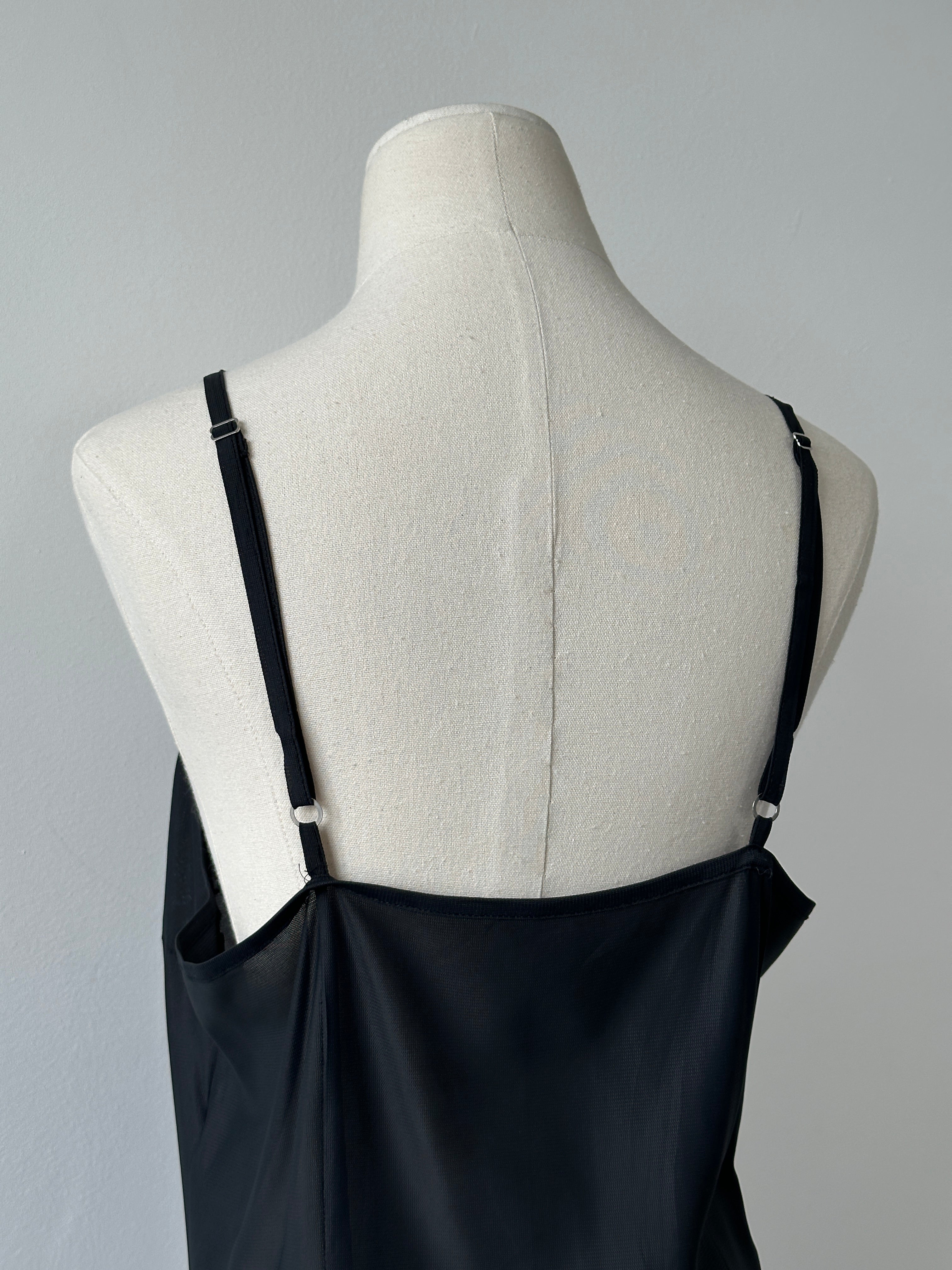 Vintage 2000s Sheer Midi Slip Dress - L