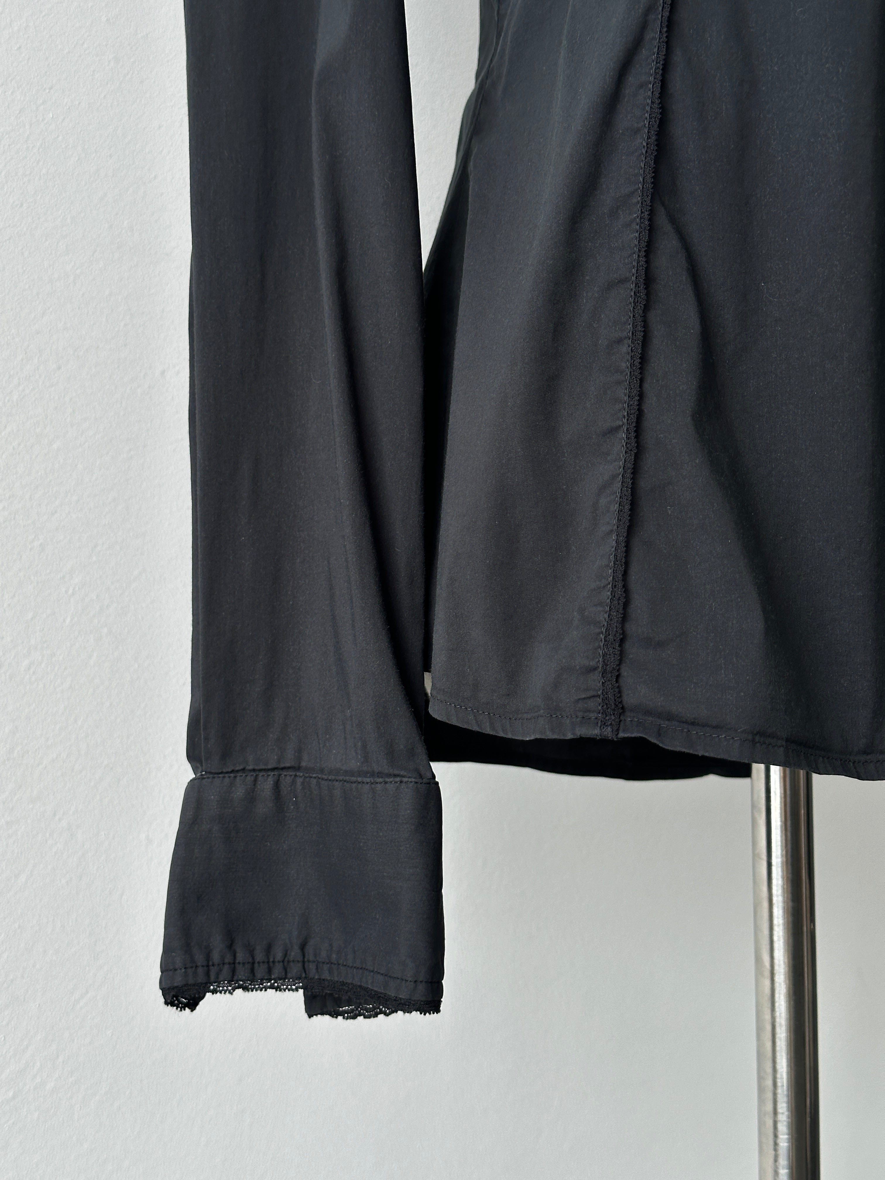 Dolce & Gabbana 1990s Dagger Collar Fitted Shirt - S-M